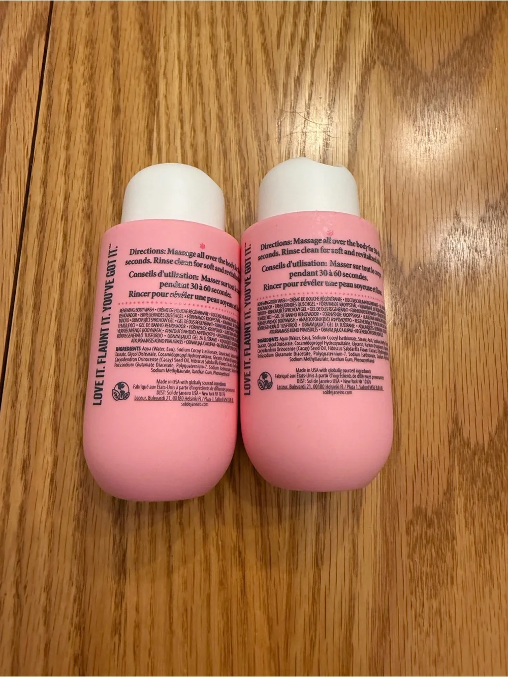 NWT Sol de Janeiro Beija Flor Elasti Body Wash Lot of 2 Travel 3oz